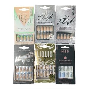 Bundle 6 Sets of Press On Nails